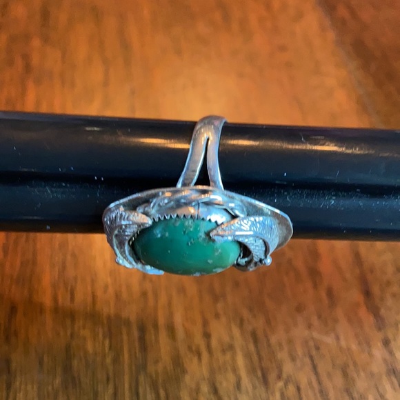 Vintage ‘Dunhill (Ann)’ Turquoise/Silver Ring - Picture 4 of 10